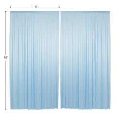 Lann's Linens (Set Of 2) Photography Backdrop Curtains - Tall Backgrounds For Wedding, Party Or Photo Booth -Home Improvement Store GUEST f19da5f2 e50a 434d b23e 0484c6e0cd30