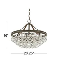 Vienna Full Spectrum Wohlfurst Bronze Pendant Chandelier 20 1/4" Wide Clear Crystal 5-Light Fixture For Dining Room House Foyer Kitchen Island Bedroom 15 Vienna Full Spectrum Wohlfurst Bronze Pendant Chandelier 20 1/4" Wide Clear Crystal 5-Light Fixture For Dining Room House Foyer Kitchen Island Bedroom -Home Improvement Store GUEST f3c90a96 70ac 4a99 8abb b76990254408