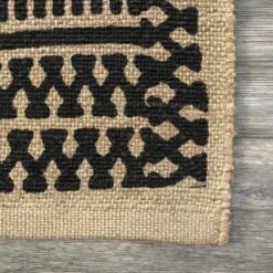 NuLOOM Noel Bohemian Striped Hand Woven Jute Area Rug -Home Improvement Store GUEST f425700b 20c7 4e98 b642 277a8322862d