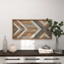 Wood Geometric Handmade Southwestern Wall Decor Gray - Olivia & May 30 Wood Geometric Handmade Southwestern Wall Decor Gray - Olivia & May -Home Improvement Store GUEST f51df64f 347f 4c30 a650 a4eb346cda4a