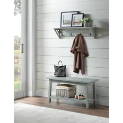 36" Middlebury Coat Hook With Shelf Gray - Alaterre Furniture 11 36" Middlebury Coat Hook With Shelf Gray - Alaterre Furniture -Home Improvement Store GUEST f5279d06 db89 45ce 98f1 0d28805d0394