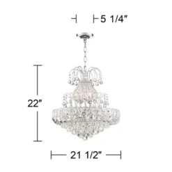 Vienna Full Spectrum Calylah Chrome Chandelier 21 1/2" Wide Modern Tiered Crystal 8-Light Fixture For Dining Room House Foyer Kitchen Island Entryway 16 Vienna Full Spectrum Calylah Chrome Chandelier 21 1/2" Wide Modern Tiered Crystal 8-Light Fixture For Dining Room House Foyer Kitchen Island Entryway -Home Improvement Store GUEST f5604dbf a79d 4da1 add0 9d697f523769