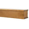Modern Ember Muirwood Maple Wood Fireplace Mantel Shelf | Elegant Transitional Design With Symmetrical Top & Bottom Molding - Wall Mounted