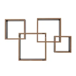 28.35" X 18" Blocchetto Intersecting Cubes Wall Shelf Unit - Danya B. -Home Improvement Store GUEST f7c3366d 4162 4e8e 8abe 10481b5e908e