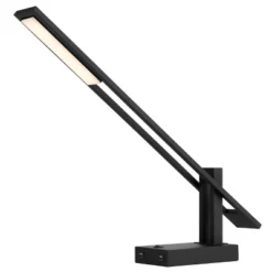 Metal USB Task Lamp With 2 USB Ports Black (Includes LED Light Bulb) - Cal Lighting -Home Improvement Store GUEST f805f4d8 3b43 410b a613 57f5cc070922
