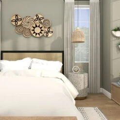 Metal Plate Wall Decor With Black Patterns Brown - Olivia & May -Home Improvement Store GUEST f821d5b1 d93f 478c a65f 01430989ac61