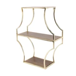 Wall Shelf - Brown/Gold -Home Improvement Store GUEST f9ffa845 d7eb 40d6 89b4 d35e0b4dad97