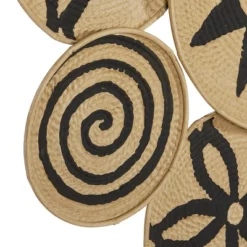 Metal Plate Wall Decor With Black Patterns Brown - Olivia & May -Home Improvement Store GUEST fa5ecf74 c44e 42f0 a0b7 387d532c0564